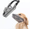 Crazy Felix Breathable Nylon Dog Muzzle for Small Medium Large Dogs, Air Mesh Drinkable Pet Mouth Guard (XS, Grey)