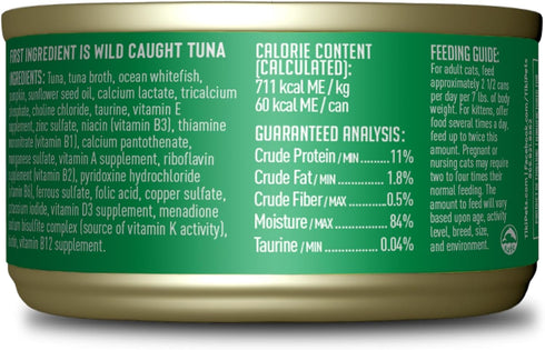 Tiki Cat Aloha Friends, Tuna, Ocean Whitefish & Pumpkin, Grain-Free & High Moisture, Wet Cat Food for All Life Stages 3 oz. Cans (Pack of 12)