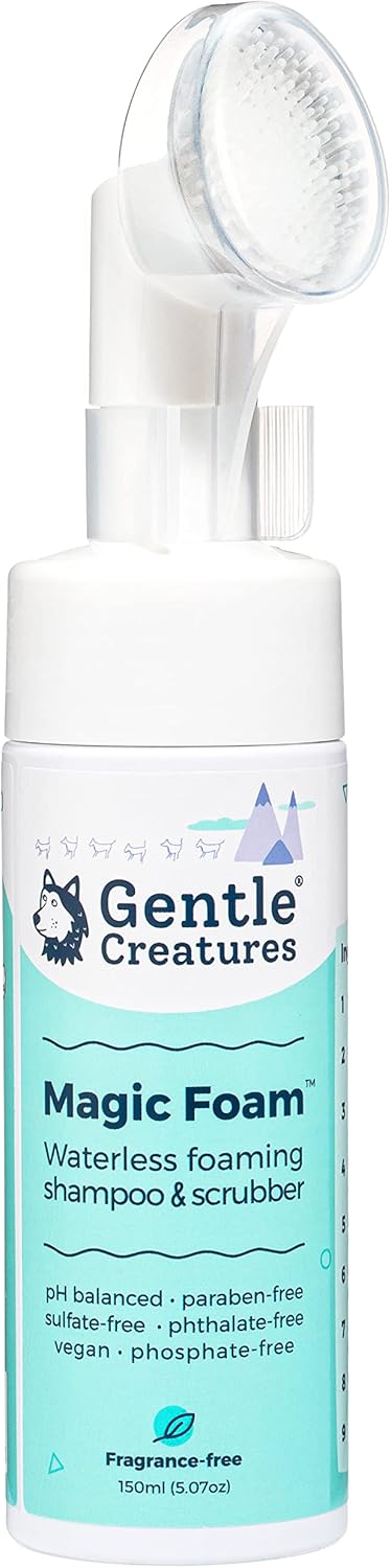 Magic Foam Waterless Shampoo Paw Cleaner for Dogs and Cats, Dry Shampoo with Odor Control Wash, Orange