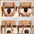 DIY Hangboard Rock Climbing, Wooden Climbing Hang Board as Training Fingerboard with Magnetic Multifunctional Block