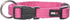 Dogline Comfort Microfiber Soft Padded Pet Puppy Dog Collar, 5/8 x 11 to 17", Small/Medium, Pink
