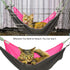 Extra Large Cat Hammock Hanging for Cage,Hanging Cat Bed,Washable Soft Outdoor Cat Mat,Waterproof Cooling Kittens Pad for Cats 26 x 20 inches (XX-Large,Red)