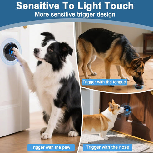 Cangecit 2026 1000Feet 55 5 (1 Dog Door Bell Version, Dog Doorbells for Potty Training Dog Bells to Go Outside, Range