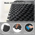 12 1/2" Tangkula Tiles Exercise Flooring Mats with Border, Non-Slip EVA Foam Protective Mats, Elastic Puzzle Play Mats