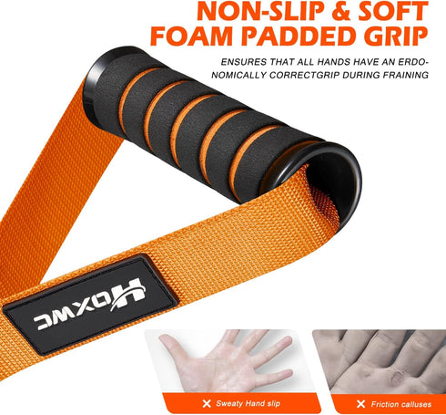 Heavy Duty Cable Handles for Gym Equipment | Replacement Exercise Handles for Strength Trainer