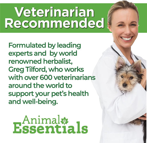 Animal Essentials Heart Health Supplement for Dogs & Cats - 2 Fl Oz, Organic Hawthorn Berry