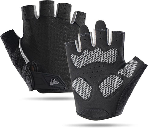 Mawjom Women's Half-Finger Cycling Workout Gloves for Outdoor Activities