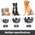 Stainless Steel Dog Bowls, Non-Slip Rubber Bottom, No Spill Proof Skid Bowls for Large, Medium, Small Dogs (Grey, 3.6