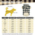 KOOLTAIL Plaid Dog Hoodie Pet Clothes Sweater with Hat and Pocket for Small Medium Large Size Dogs, Soft Winter Warm Dog Cold Weather Coat, Fleece Fall Dog Hooded Sweatshirt for Puppy Cats, Beige S