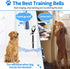 2 Pack Dog Doorbells, Pet Training Bells for Potty Training and Communication Device, Adjustable Strap Door Bell