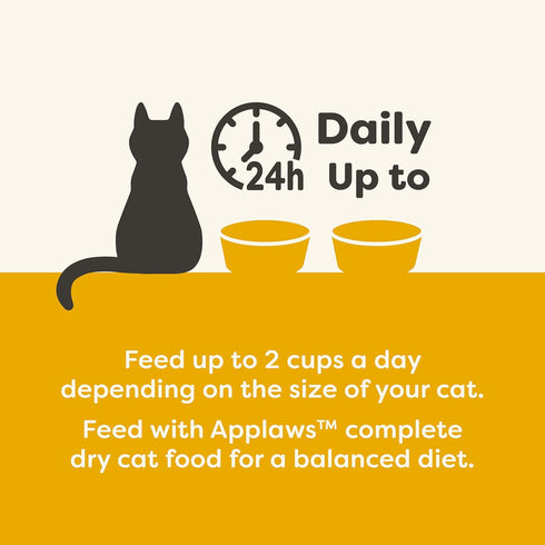 Applaws Natural Wet Cat Food, 8 Count, Limited Ingredient Chicken Variety in Broth, 2.12oz Pots