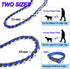 Dog Leash Rope Chain, Nylon Rope Metal Chain for Pet Leads, 6ft Heavy Duty Chew Proof Training Walking for Large Dogs