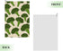 Zhbvncp 16x24 Inch Green Broccoli Microfiber Golf Towel with Carabiner Clip, Absorbent Waffle Weave Towel for Golf Bags
