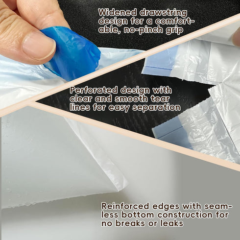 OuhDvgny MW-SC01/MW-SC02/MW-LR01 18" 12.6"Heavy 100 counts) Cat Litter Box Liners Bag Fit For Automatic Self Cleaning