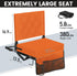 Sheenive Stadium Seats for Bleachers with Back Support, Bleacher Seats with Backs and Cushion Wide, Padded Portable