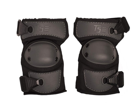 TSE Safety Exo-Guard II Professional Work Elbow Pads - Flexible Protective Gear for Men Women with Adjustable Straps