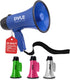Pyle PMP21BL Portable Megaphone Speaker Bullhorn - Compact, Battery Operated with 20 Watt Power, Microphone, Blue