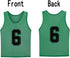12 Pack Numbered Pinnies for Sports - Training Bibs