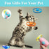 1 1 4 Cat Fetch Toy, Interactive Flying Cat Toy with Light Up Spinning Tops, LED Propellers and Flying