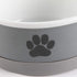 Bone Dry Ceramic Pet Bowls, Microwave & Dishwasher Safe Non-Slip Bottom for Secure Feeding with Less Mess, Small Bowl Set, 4.25x2, Gray/Black, 2 Count