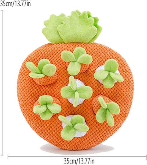 Leefasy 7 Funny Carrot Toys Hole Interactive Toys Decor for Indoor Cats Puppy