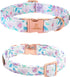 Lionheart glory Purple Dog Collar, Adjustable Collar with Bowtie, Soft Gift Collar for Small Dogs