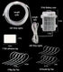 16 7 LED Basketball Hoop Light, Waterproof Super Bright Basketball Rim Lights,Remote Control Colors and Lighting