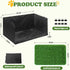 Bhyhok 15.7 23.6 35.4 Inch High Walls Dog Pee Pad Holder with Artificial Grass Foldable Indoor Dog Potty Tray * * Dogs