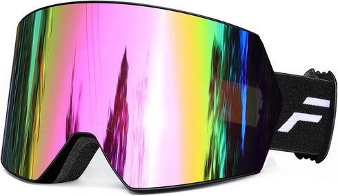FMY Ski Goggles for Men, Women & Youth - Anti Fog UV400 Protection for Snowboard Skiing