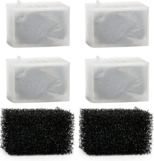 NICREW Replacement Cartridge for Fish Tank Filter Magi 700, Foam and Active Carbon