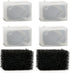 NICREW Replacement Cartridge for Fish Tank Filter Magi 700, Foam and Active Carbon