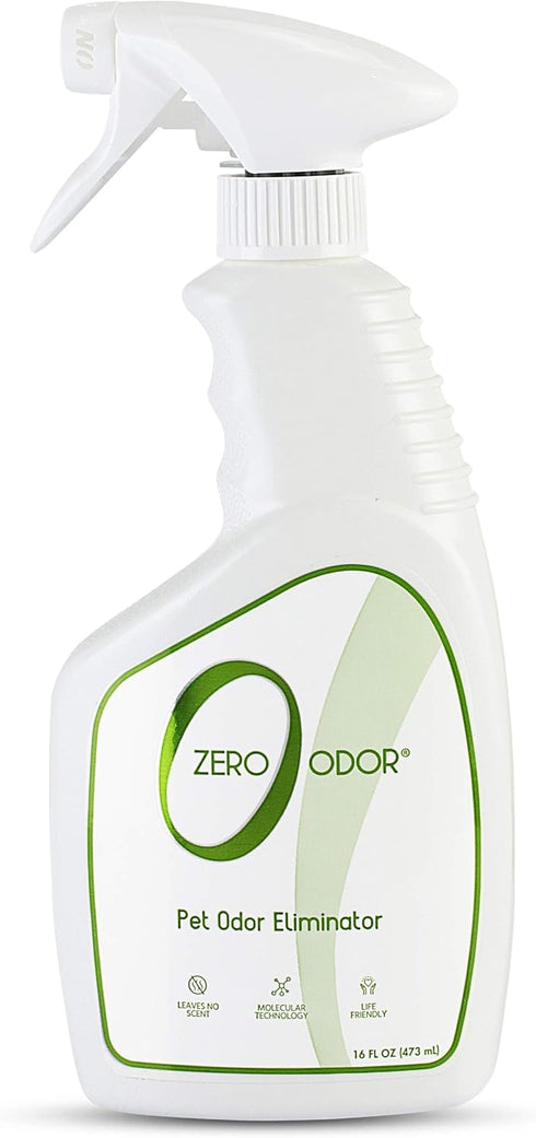 Zero Odor Pet Eliminator: Permanently Eliminate Air & Surface Odors, Best for Carpet, Furniture, Beds