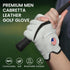 2 Pack, Amy Sport Golf Gloves Men Cabretta Leather with Ball Marker Value Non Slip All Weather Grip for Left Hand Right