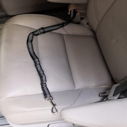 2 Dog Seatbelt Seat Belt Car Harness Leash Travel Accessories, Bungee Anti Shock Pet Cat Adjustable Lead Clip Safety