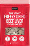Natural Rapport Beef Liver Dog Treats - Freeze Dried Grain-Free Beef Bites for Small and Large Dogs, 4 oz.