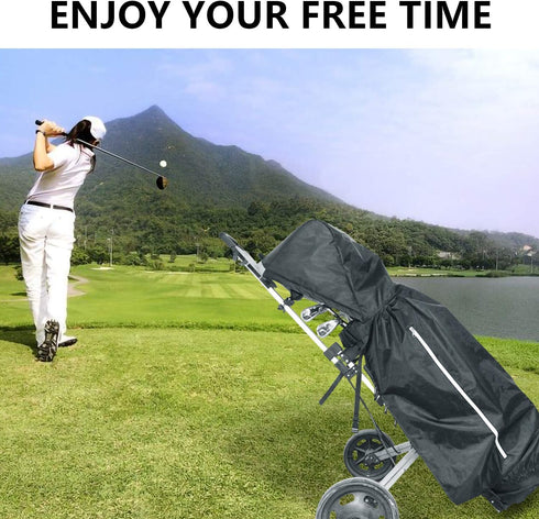 Golf Bag Rain Protection Cover for Golf Push Carts