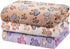 Dono 1 Pack 3 Dog Blankets for Small Dogs - Soft Fluffy Paw Print Fleece Pet Blanket, Warm Sleep Mat for Dog Cat Kitten