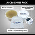 Razor Sharp Edgemaking System Pack Accessories Including Conditioning Wax, Jewelers Rouge and Silicon Carbide Grit |