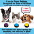 Cat & Dog Buttons for Communication, Recordable Talking Pet Button Starter Gift Set, 6 Training Buttons with Mat