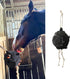 Generic Horse Carrot Feeder, Equine Treat Ball with Velvet Material for Stall Stable Farm Field, Interactive Boredom