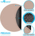 (72" 1 Pack) Paw Inspired Round Washable Pee Pad for Dogs | Reusable Puppy Pad for Potty Training, Whelping, Waterproof