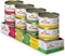 Almo Nature HQS Natural Wet Cat Food Variety Pack, 2.47 oz, Pack of 12: (3) Chicken & Liver, (3) Chicken & Cheese, (3)