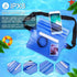 GLBSUNION Waterproof Pouch Dry Bag with Waist Strap (2 Pack), Keep Your Phone and Valuables Safe/Dry