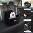 KEELUXE 2 30lb 2 Dog Car Seat for Small Dogs, Dog Booster Seat Filling in Thick Memory Foam with Safety Leashes