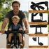 2~4 60 lbs Kids Bike Seat Front Mounted, Child Bike Seat with Foot Pedals and Guardrail, Suitable for Children Years