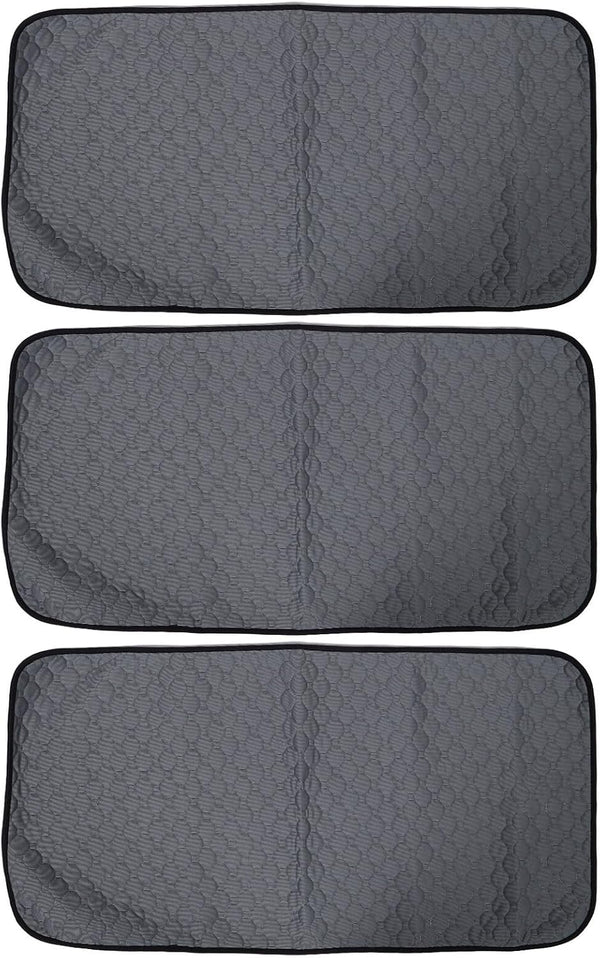 Milisten 3pcs Waterproof Washable Pet Training Pads 60x120cm, Absorbent Non-Slip Reusable Puppy