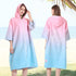 LumiSyne Changing Robe with Hood Zipped Style Quick Dry Microfiber Compact Changing Towel Towel Poncho Swim Surf Beach