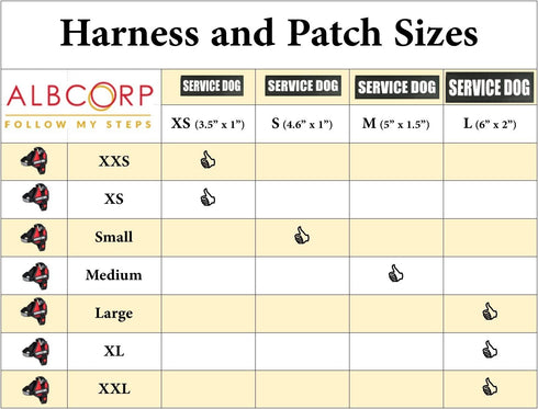 Albcorp Reflective In Training Patches with Hook Backing for Service Animal Vests, Large (6 X 2) Inch