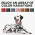 BRONZEDOG Rolled Leather Dog Collar with QR ID Tag, Adjustable Soft Round Collars for Small Medium Large Dogs (Dark