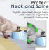 SuperDesign Mess Free 15° Slanted Bowl for Dogs and Cats, Tilted Angle Bulldog Bowl Dog Feeder, Non-Skid & Non-Spill